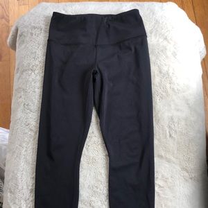 High waisted black leggings, worn once!